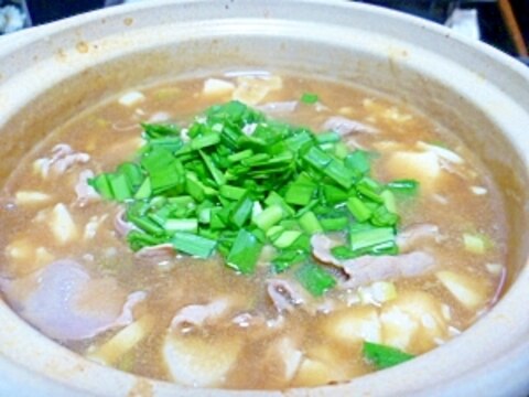 あつあつ土鍋で麻婆豆腐鍋